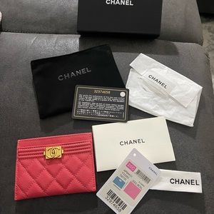 Chanel Boy Card Holder